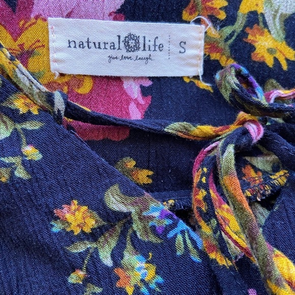 Natural Life Floral Midi Dress- Size S - Picture 3 of 6